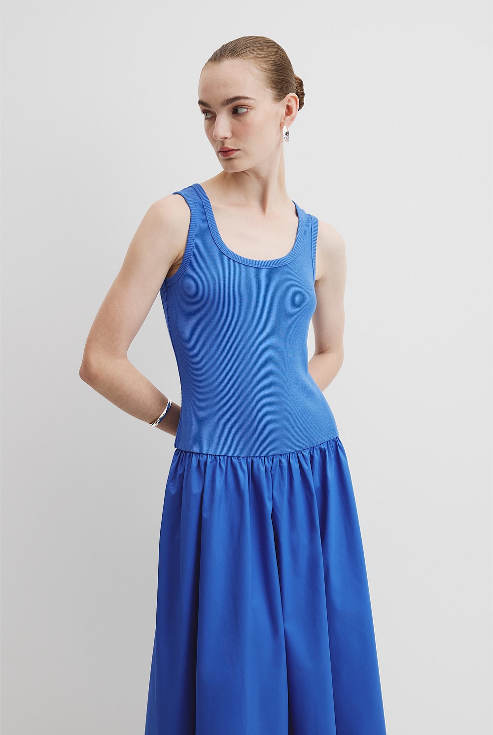 Spliced Tank Dress
