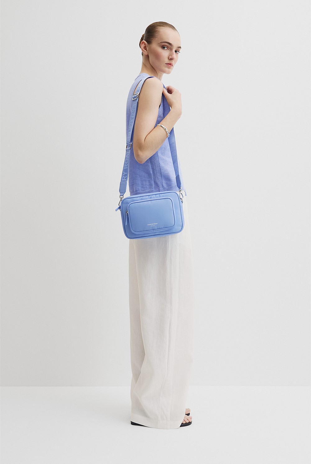 Recycled Polyester Soft Crossbody Bag