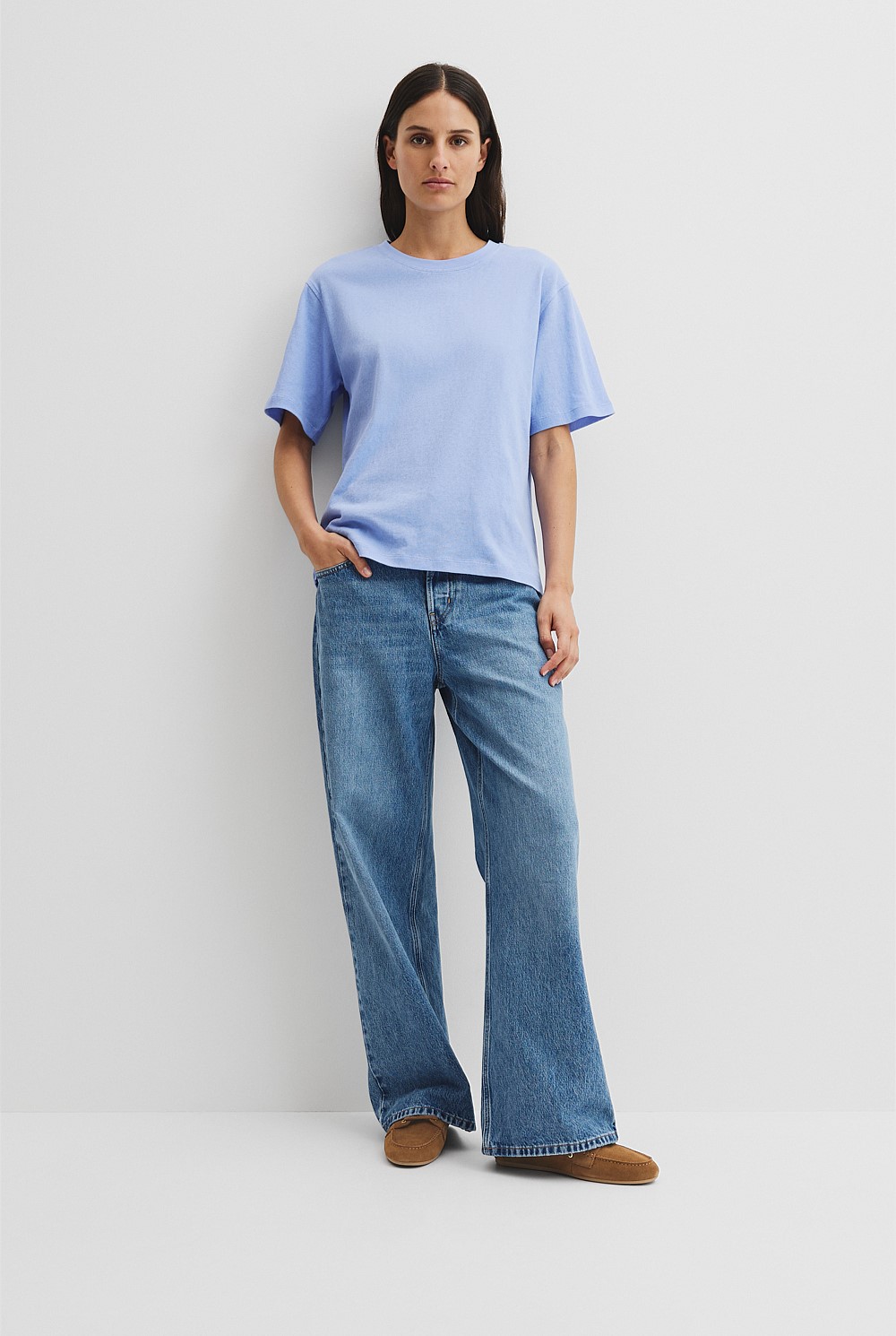 Australian Cotton Short Sleeve Relaxed T-Shirt