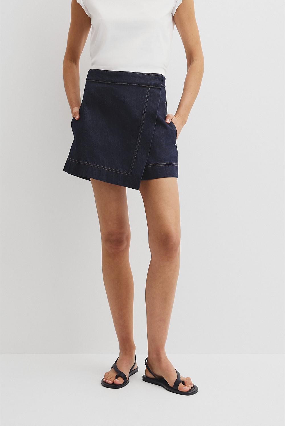 Denim Skort