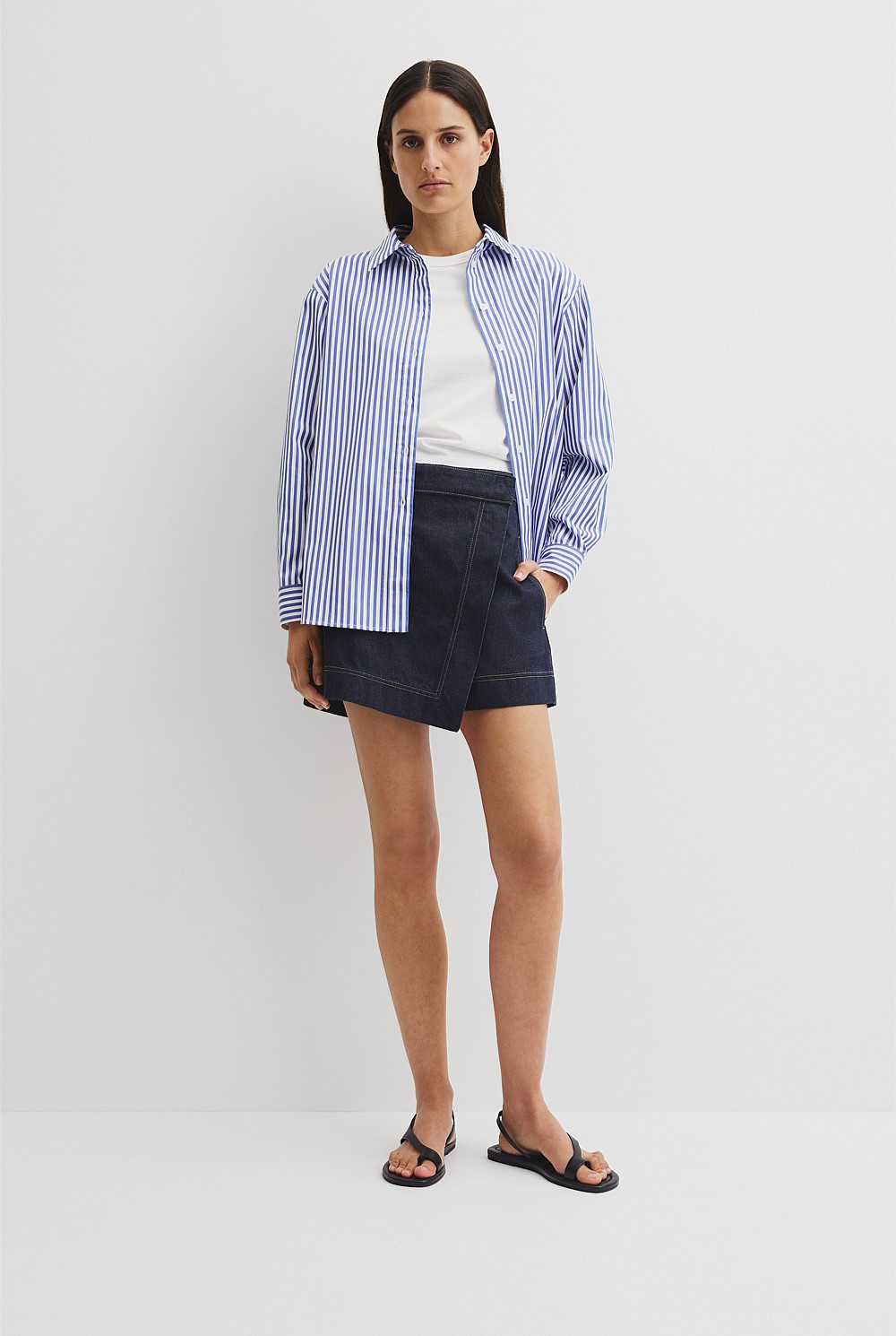 Denim Skort