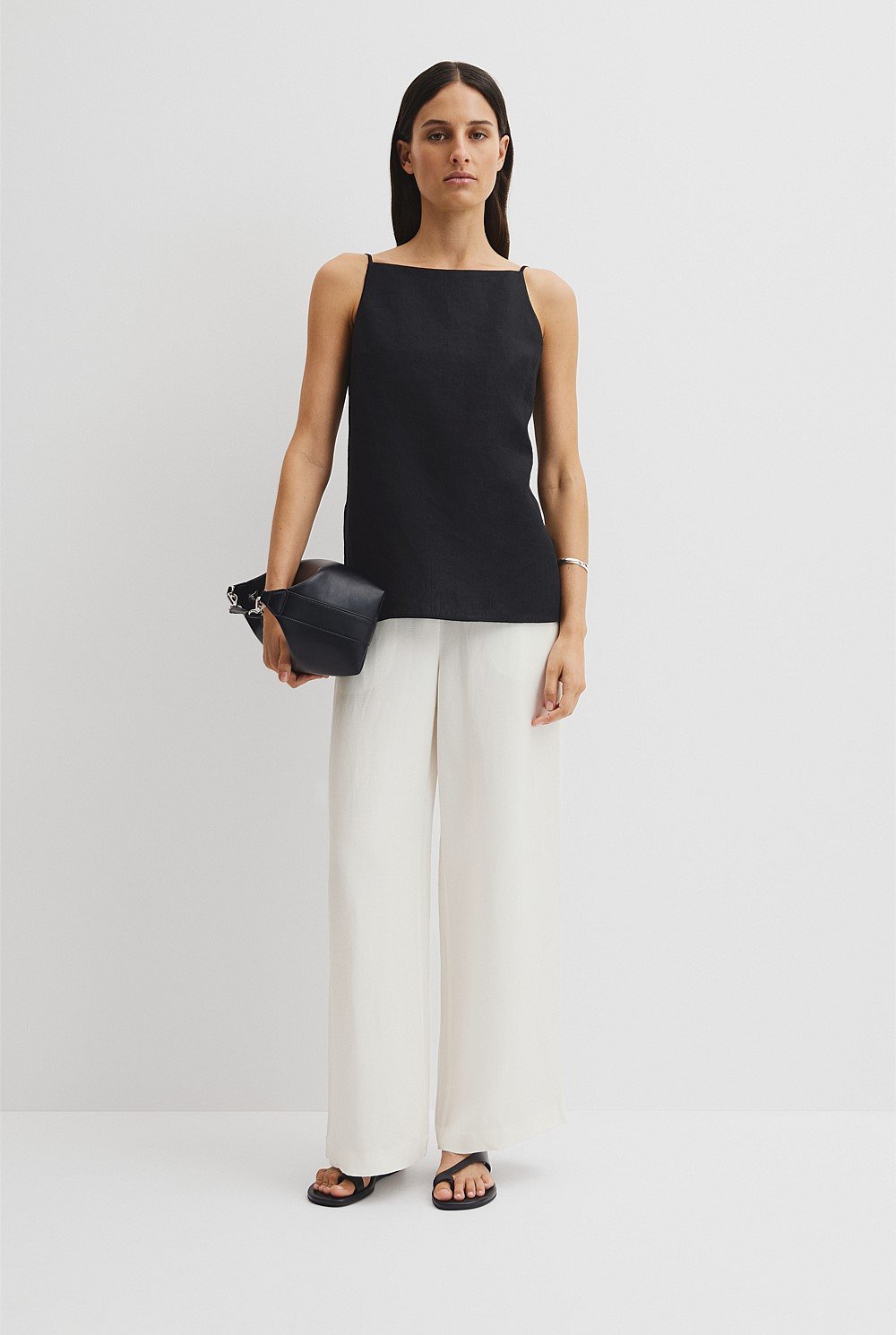 Organically Grown Linen Longline Cami