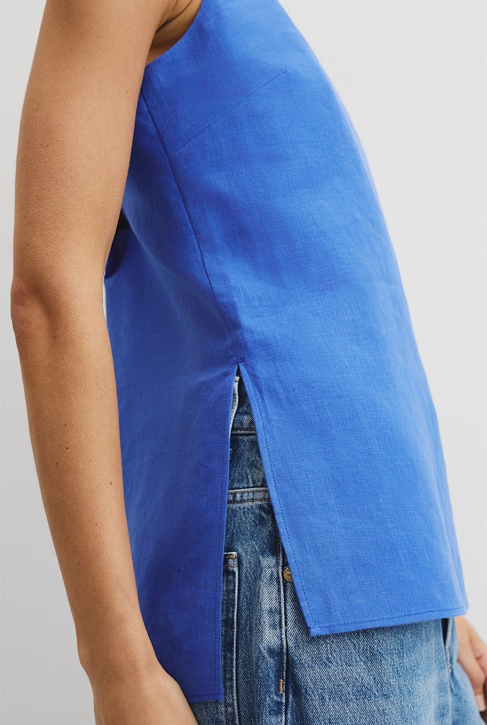 Organically Grown Linen Longline Cami