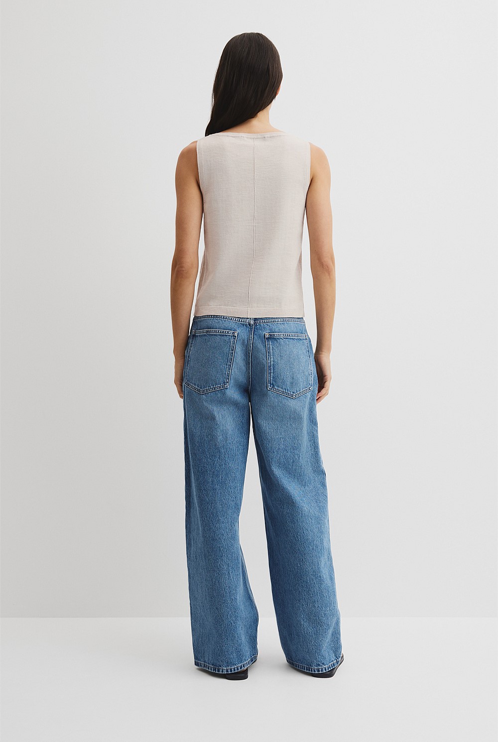 Organically Grown Cotton Linen Tank