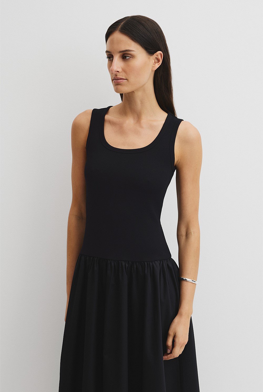 Spliced Tank Dress