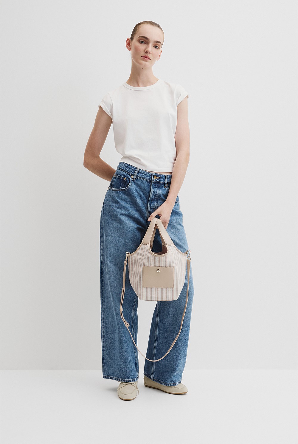 Lottie Bucket Crossbody Bag