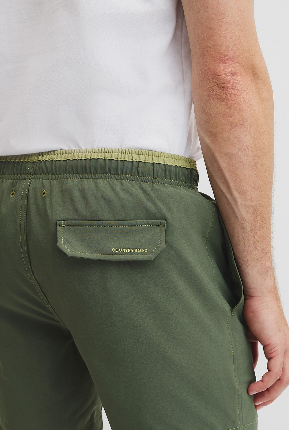 Recycled Polyester Contrast Swim Short