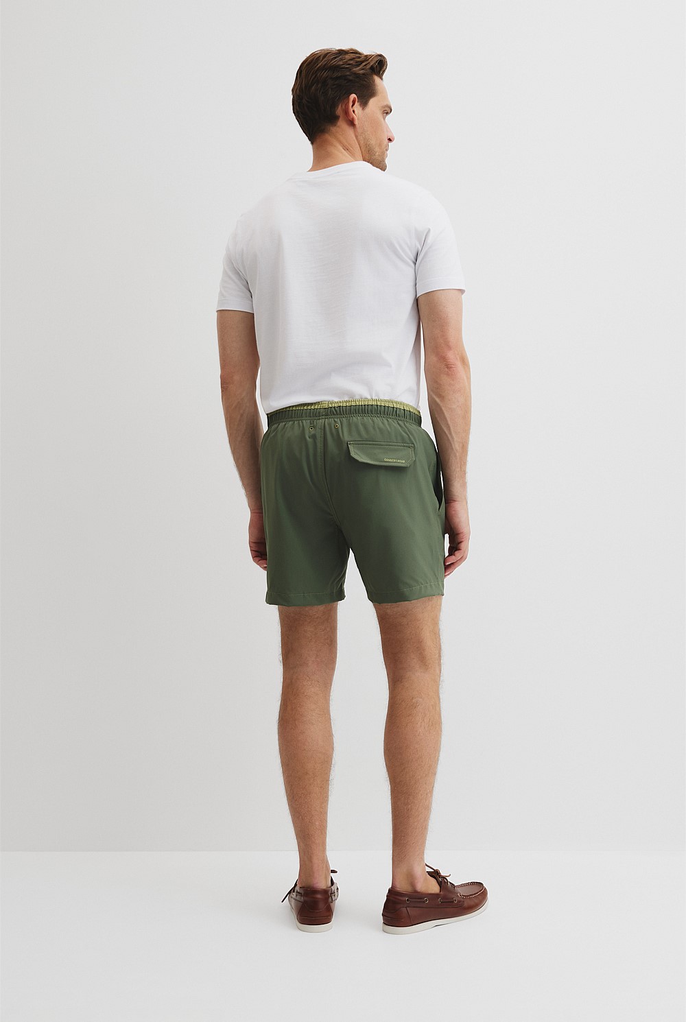 Recycled Polyester Contrast Swim Short
