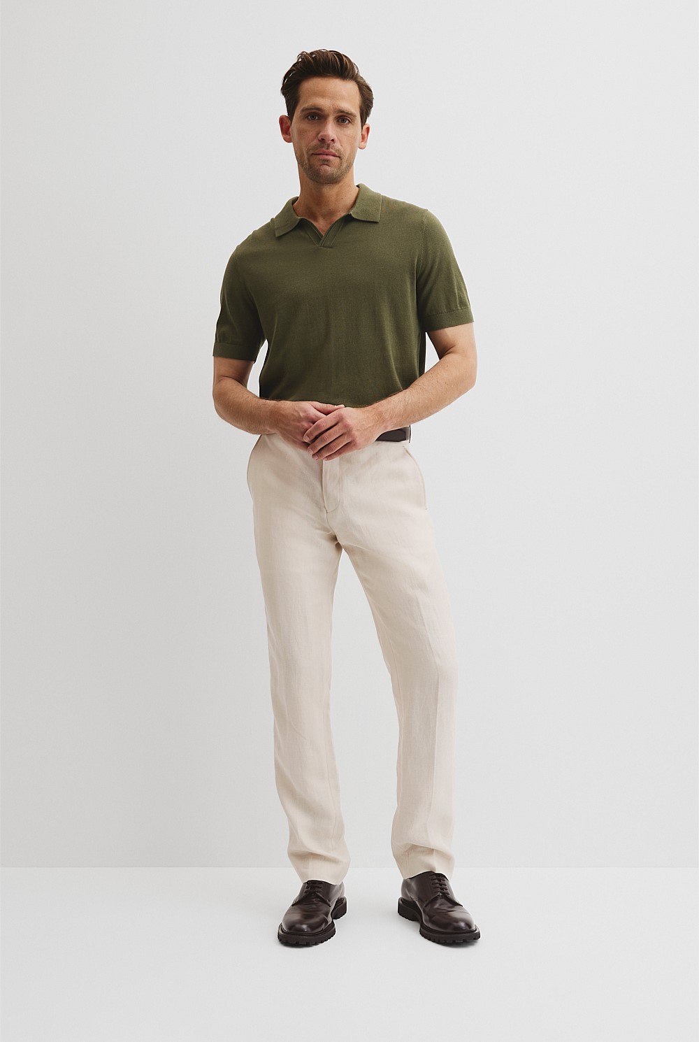 Australian Cotton Blend Silk Trophy Polo