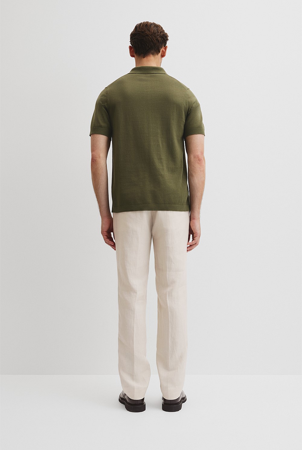 Australian Cotton Blend Silk Trophy Polo