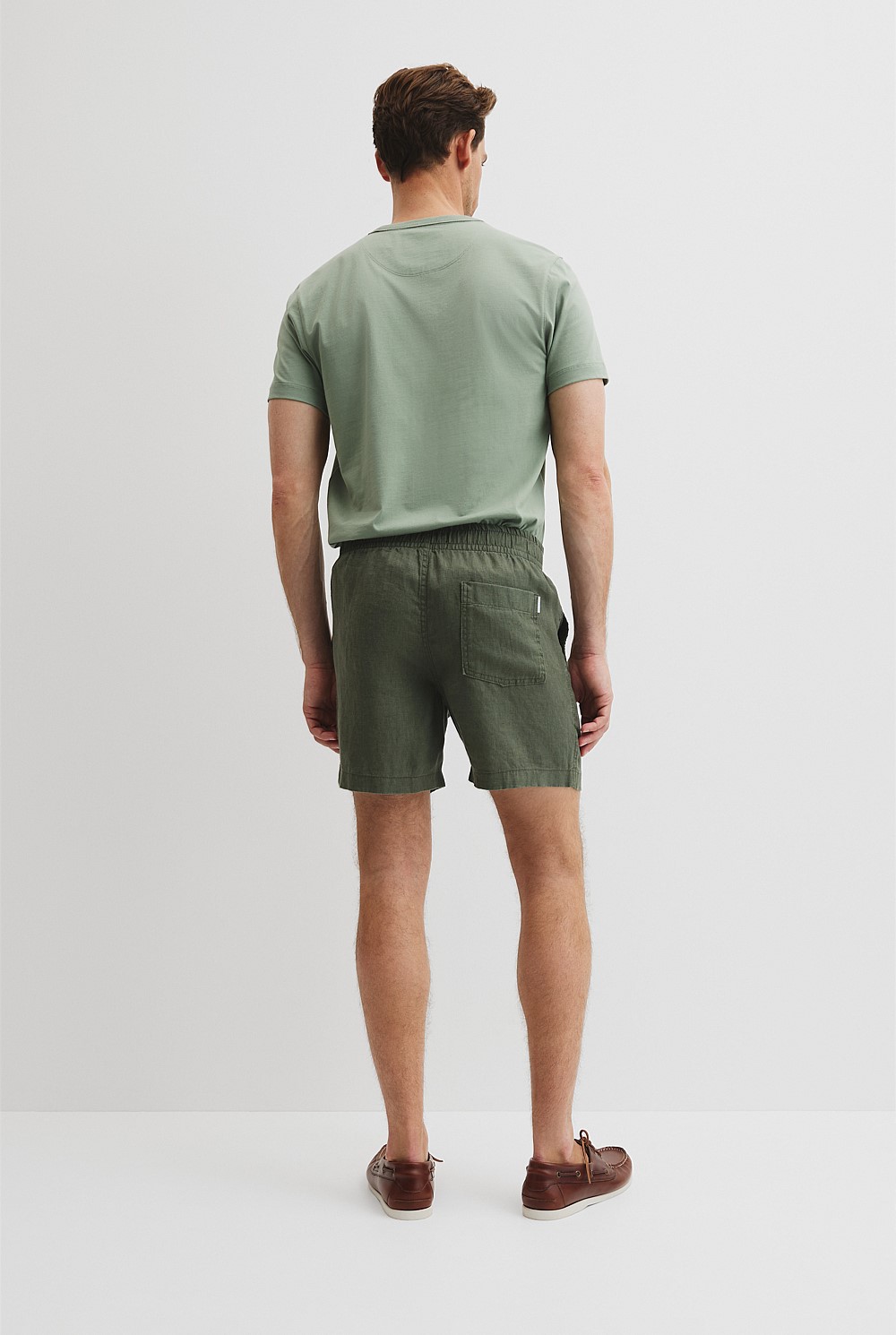 Organically Grown Linen Drawcord Short