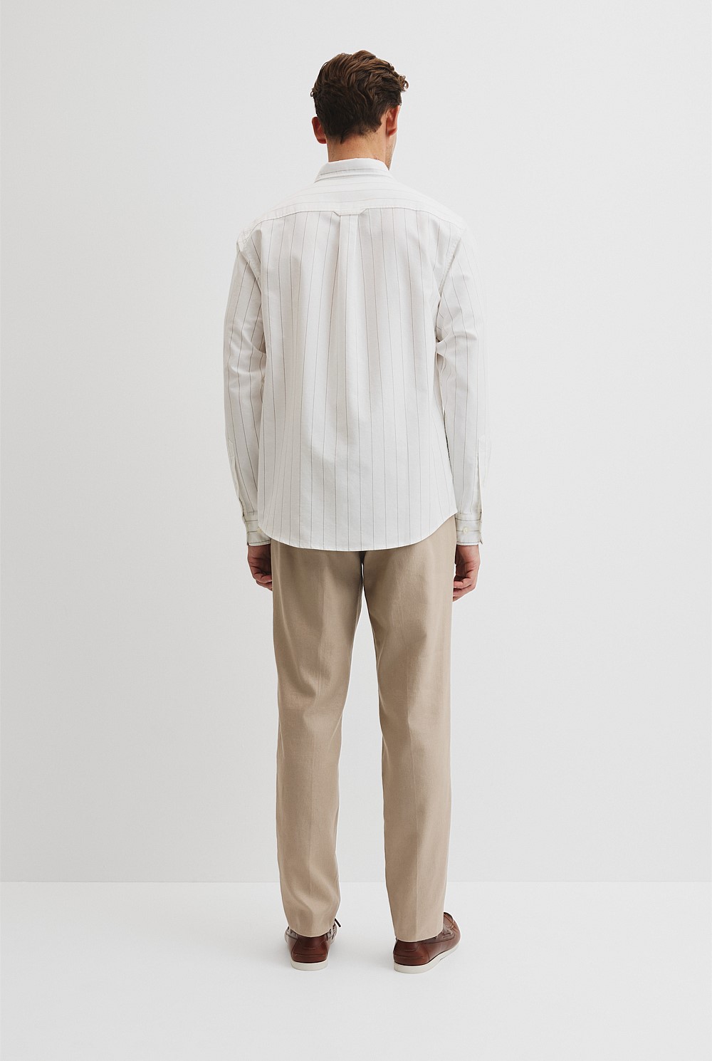 Regular Fit Oxford Stripe Shirt