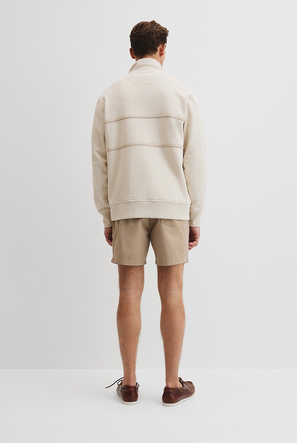 Australian Cotton Modern Logo Half Zip Sweat