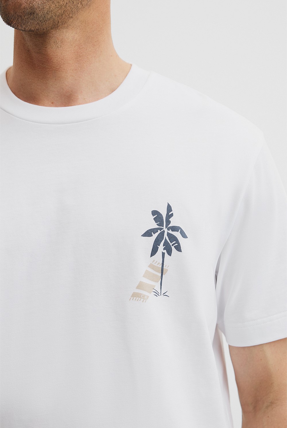 Australian Cotton Beach Graphic T-Shirt