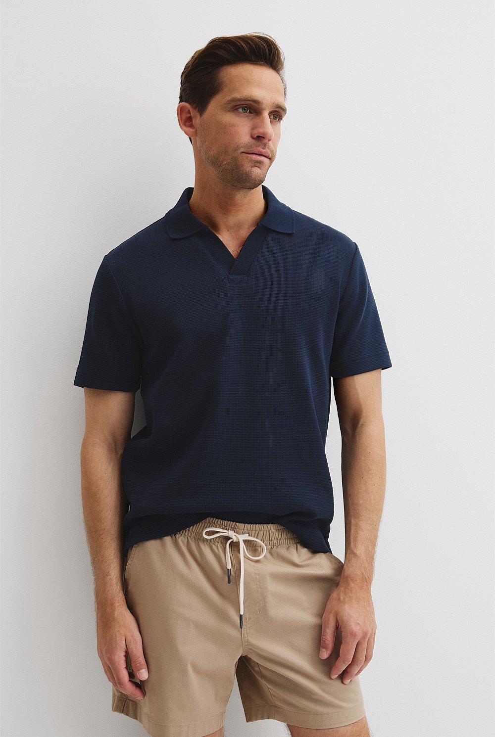Australian Cotton Waffle Polo