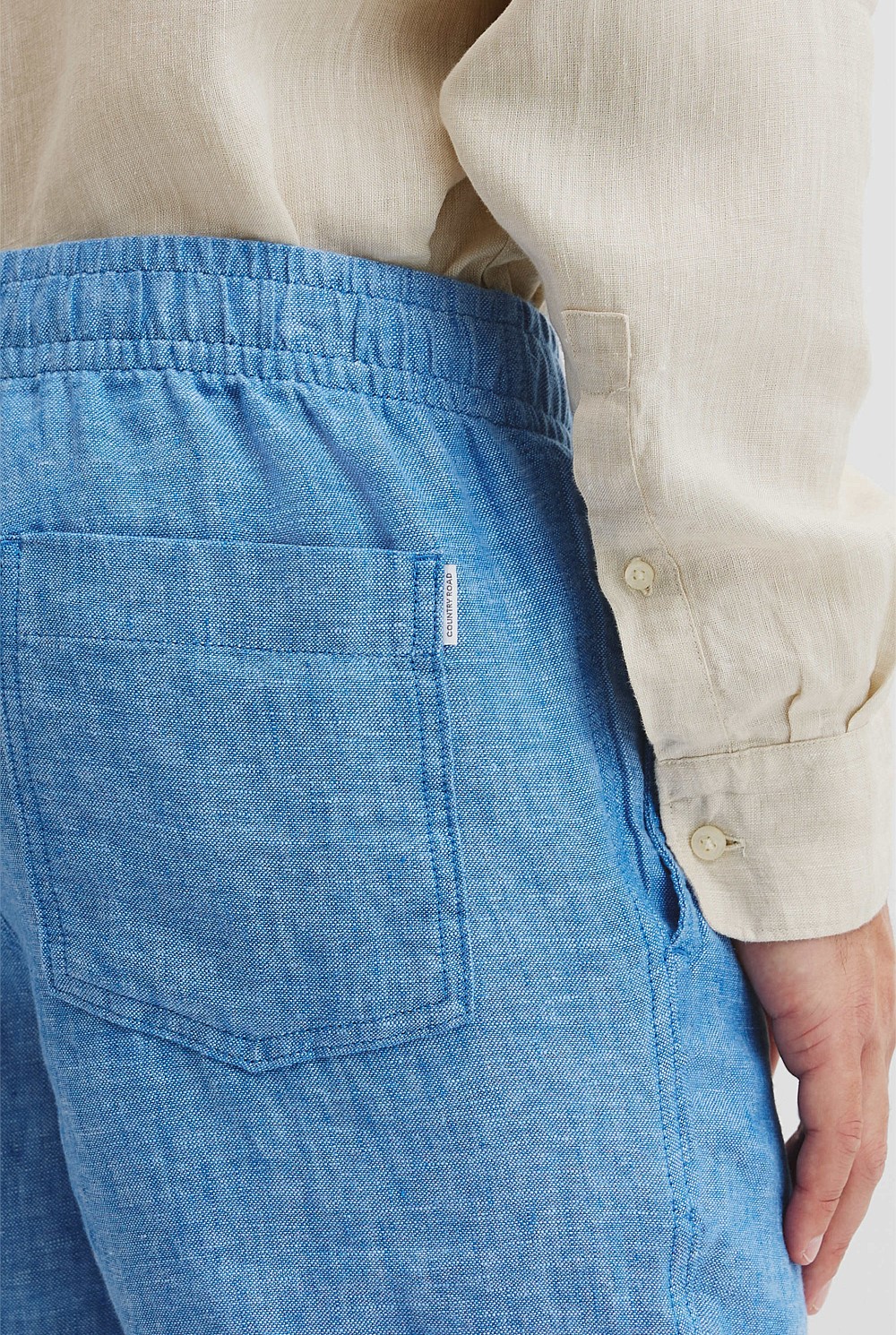 Organically Grown Linen Drawcord Short