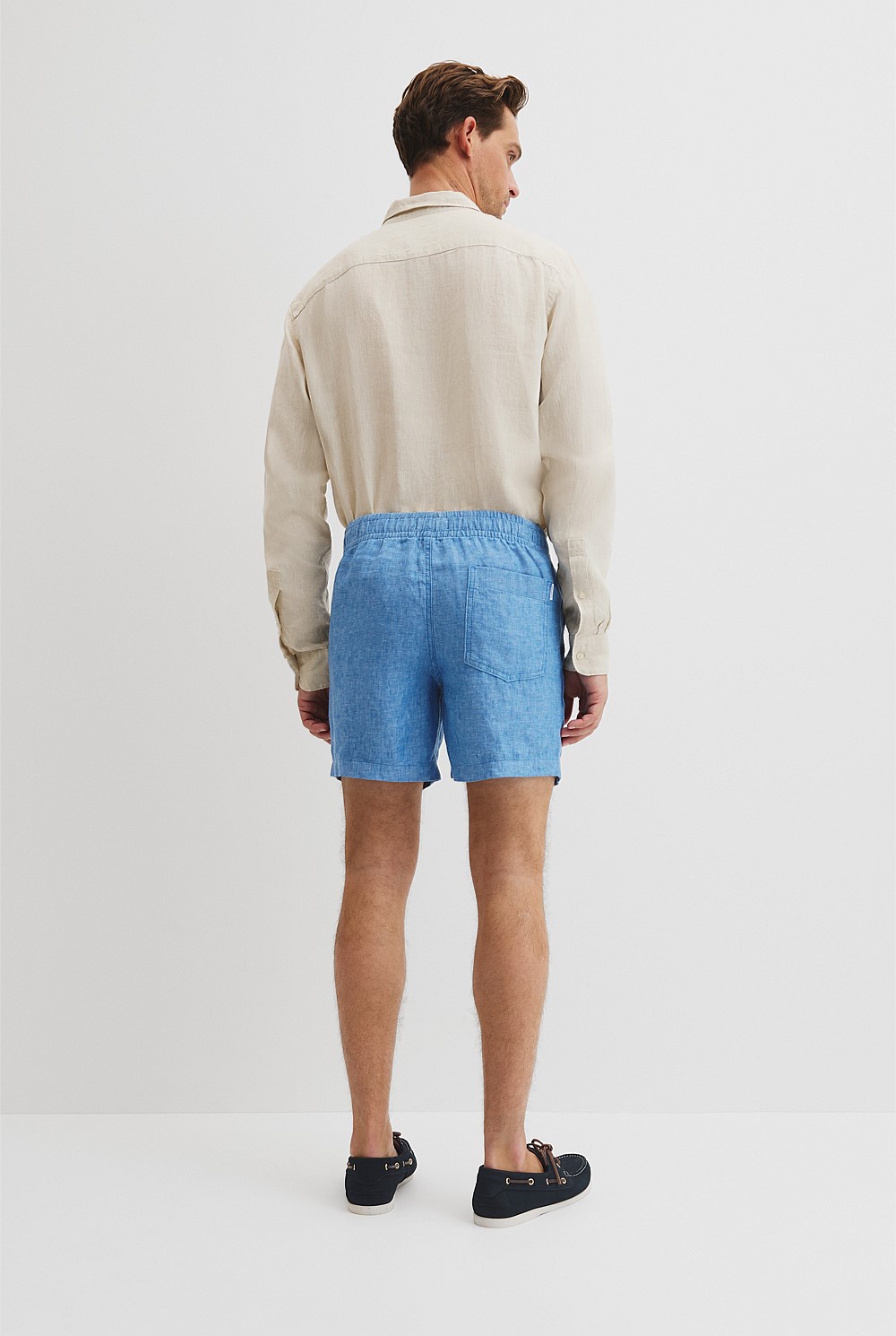 Organically Grown Linen Drawcord Short