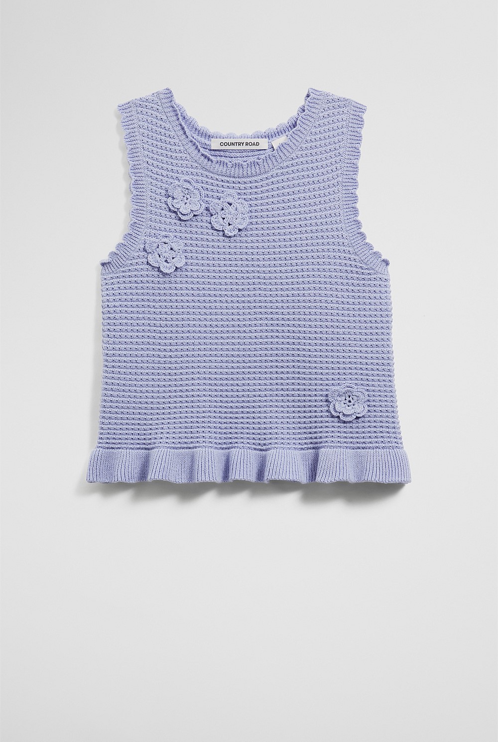 Flower Knit Tank