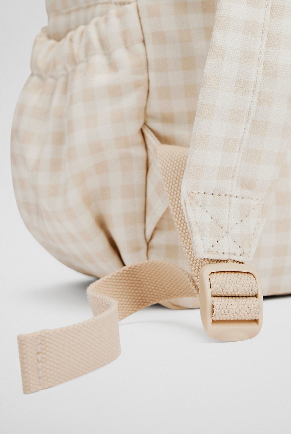 Gingham Backpack