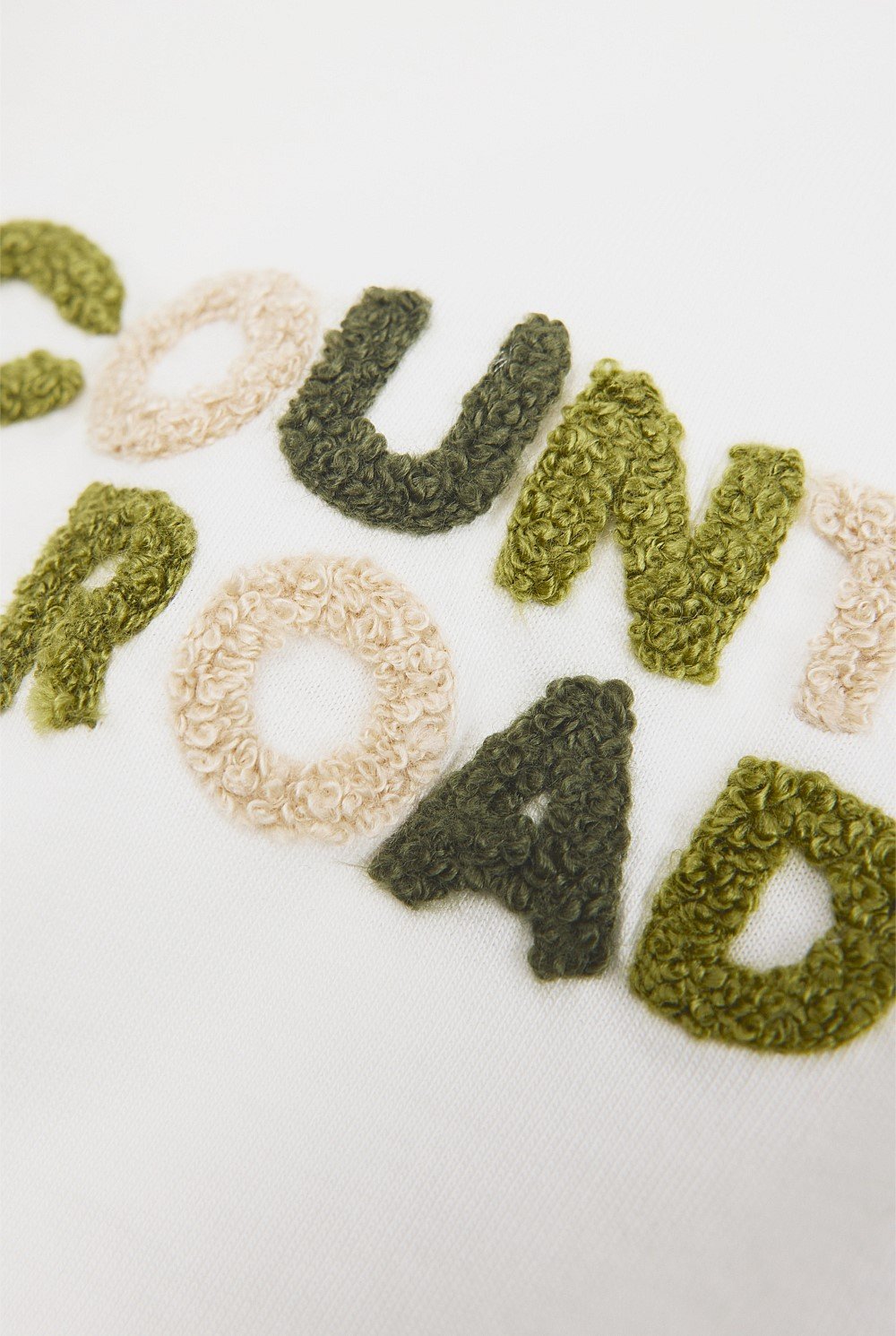 Organically Grown Cotton Boucle Logo T-Shirt