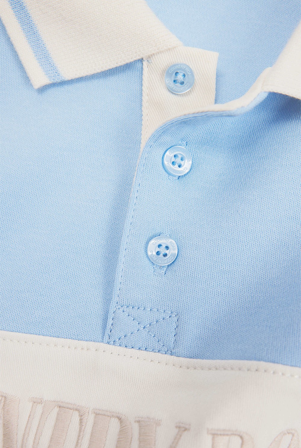 Organically Grown Cotton Stripe Rugby Top