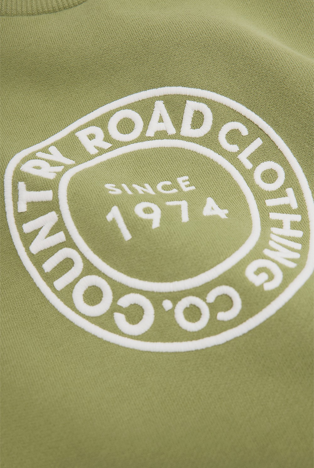 Australian Cotton Oversized Circle Logo Sweat