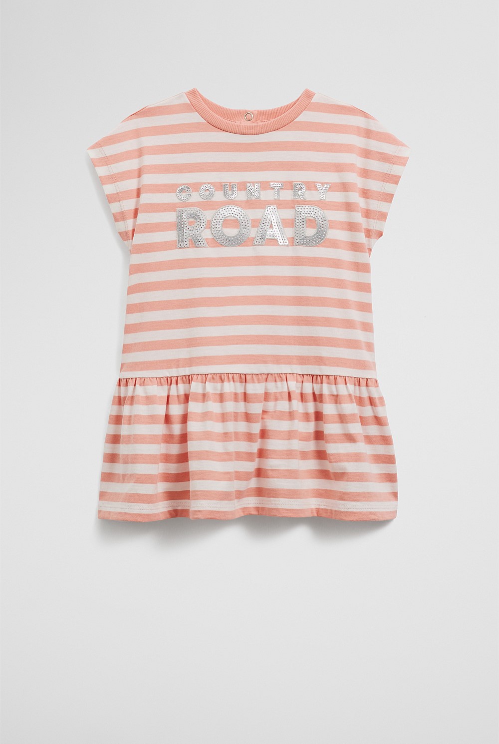 Drop Waist Logo T-Shirt Dress