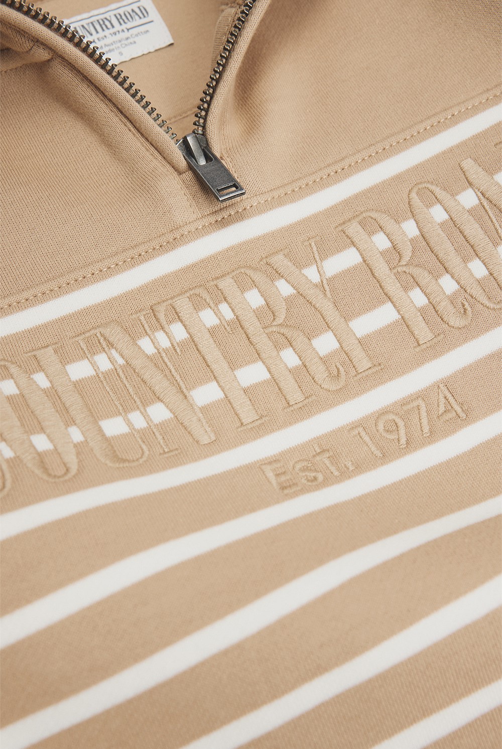 Australian Cotton Heritage Half Zip Sweat