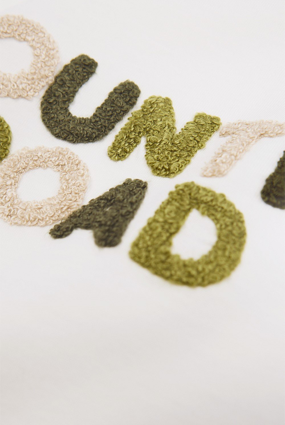 Organically Grown Cotton Boucle Logo T-Shirt