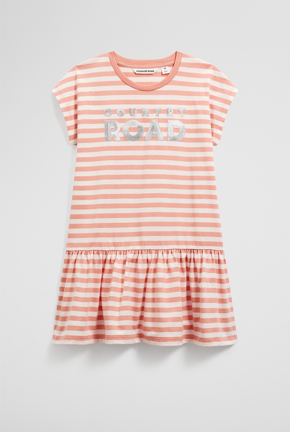 Drop Waist Logo T-Shirt Dress