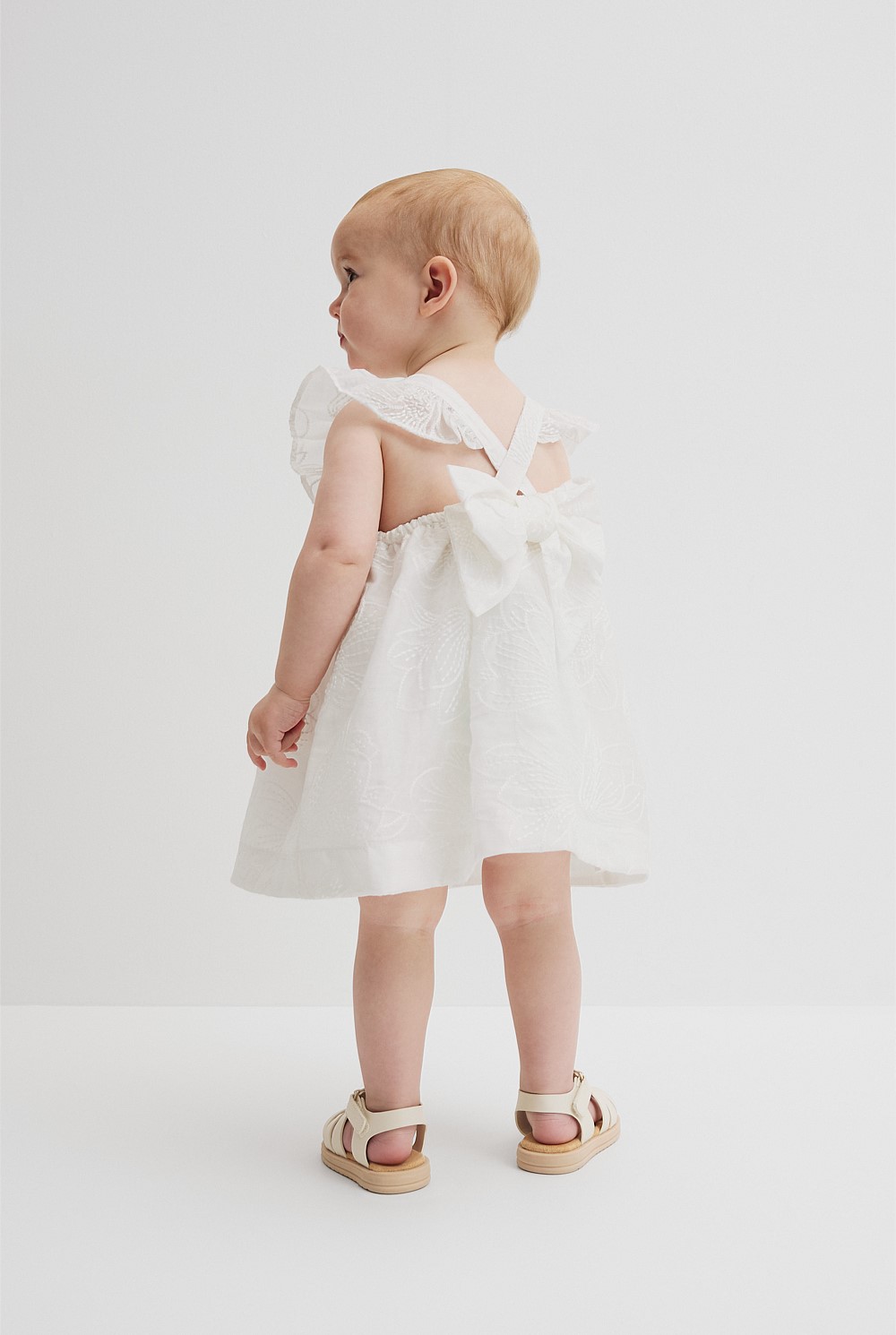 Floral Frill Strap Dress