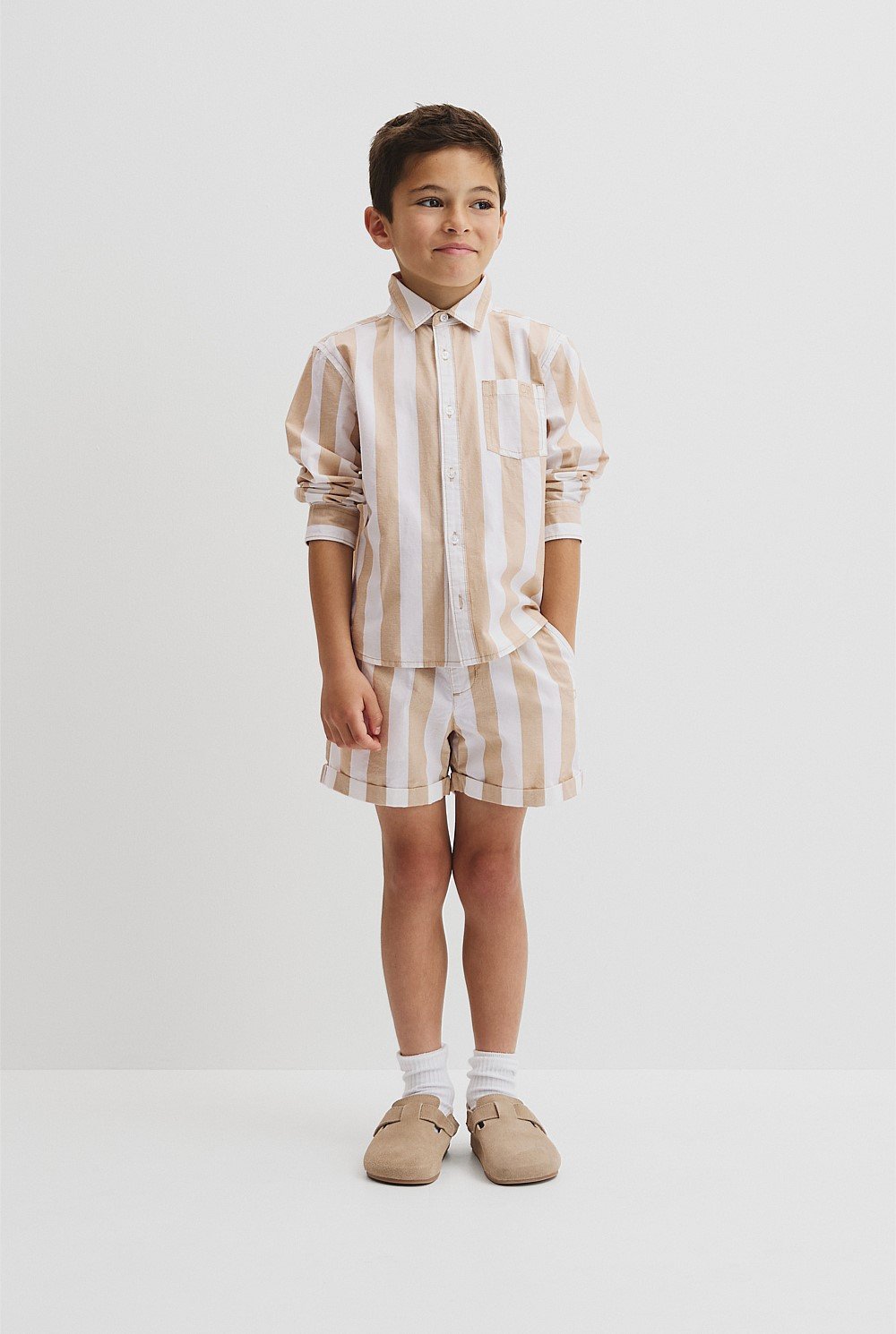 Organically Grown Cotton Blend Shirt