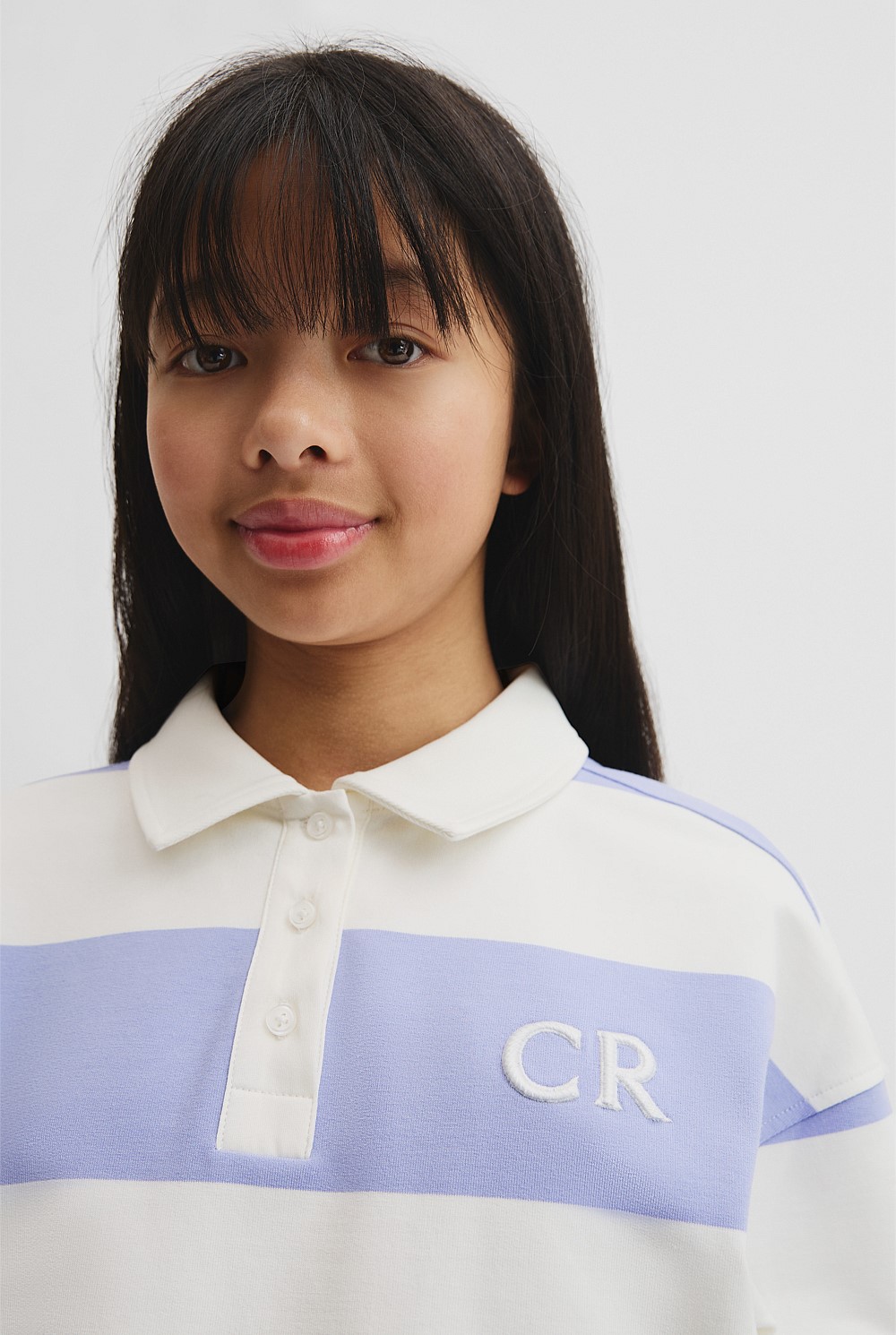 Teen Stripe Rugby Top