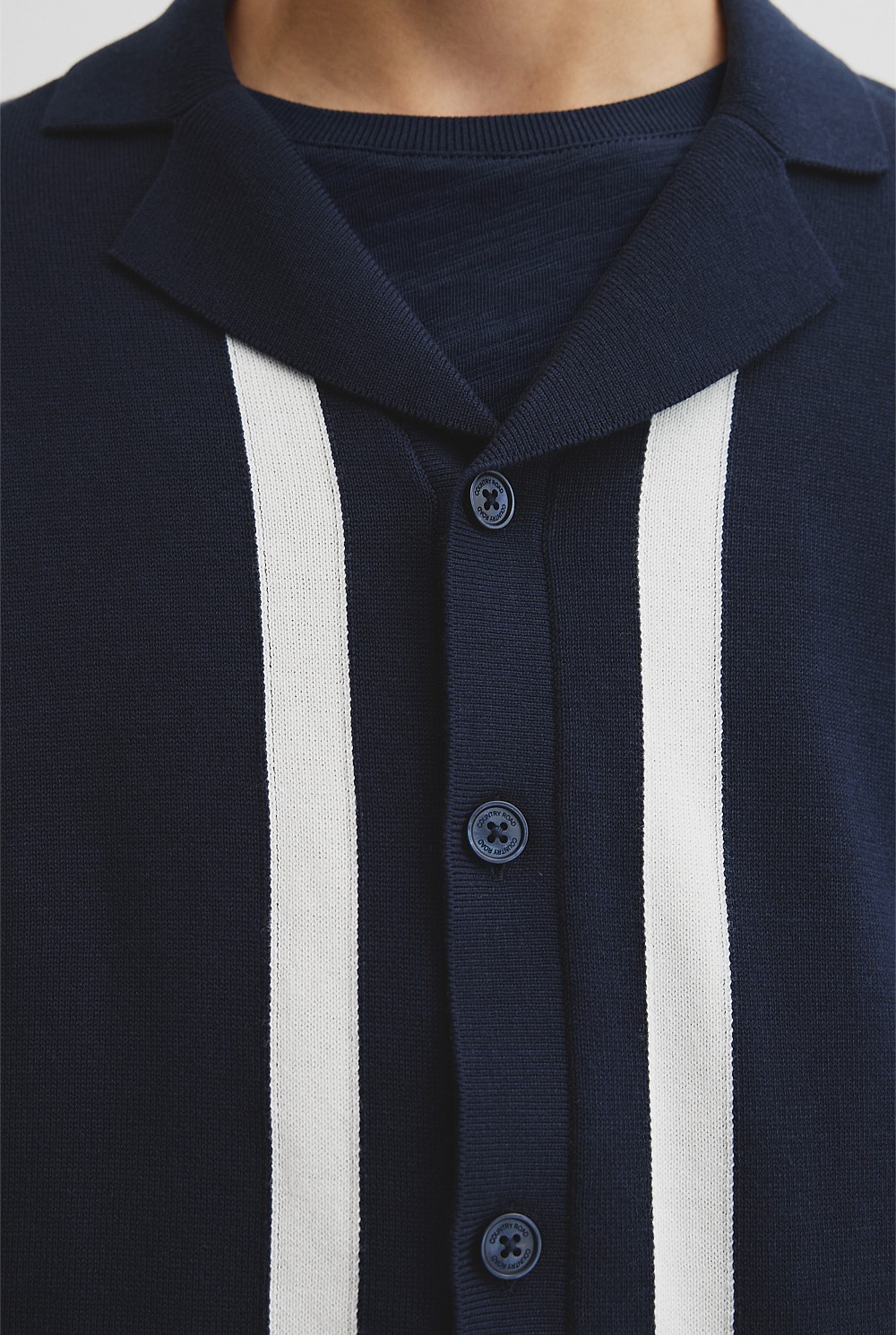 Teen Knit Stripe Detail Shirt