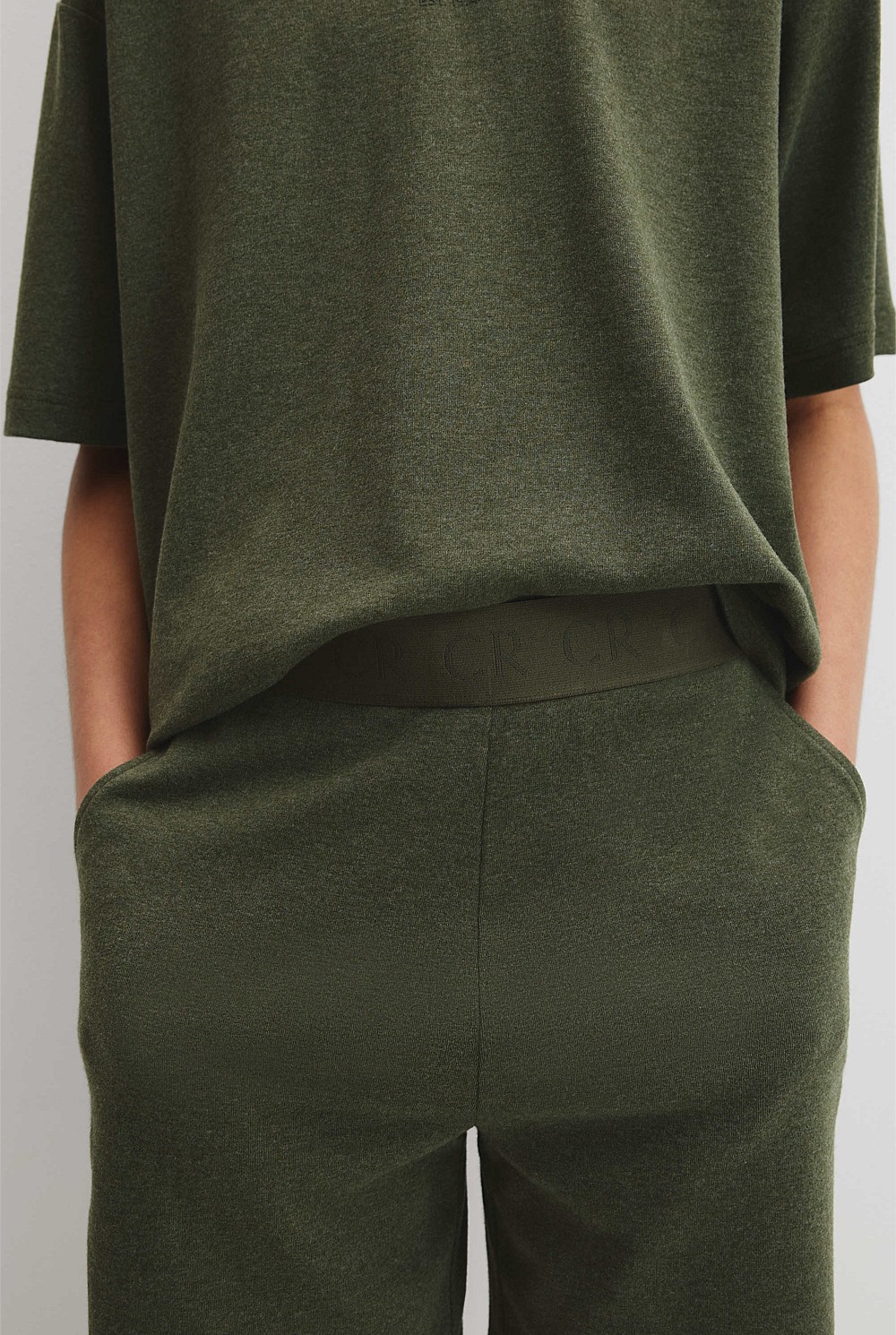 Teen Organically Grown Cotton Blend Relaxed Logo Pyjama Set