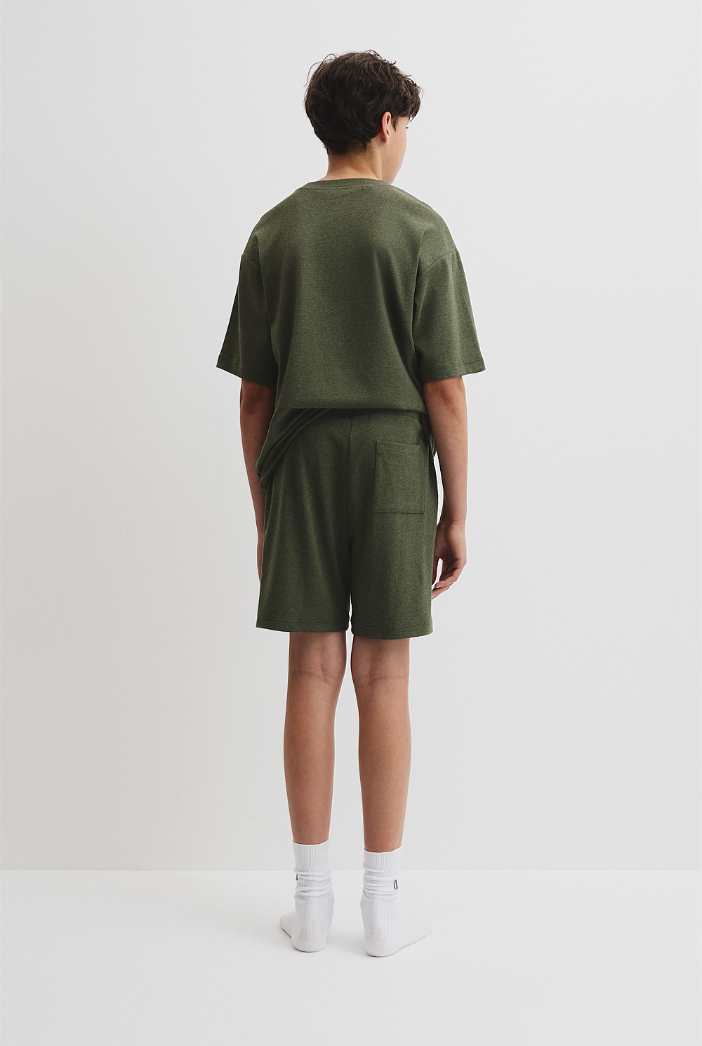 Teen Organically Grown Cotton Blend Relaxed Logo Pyjama Set