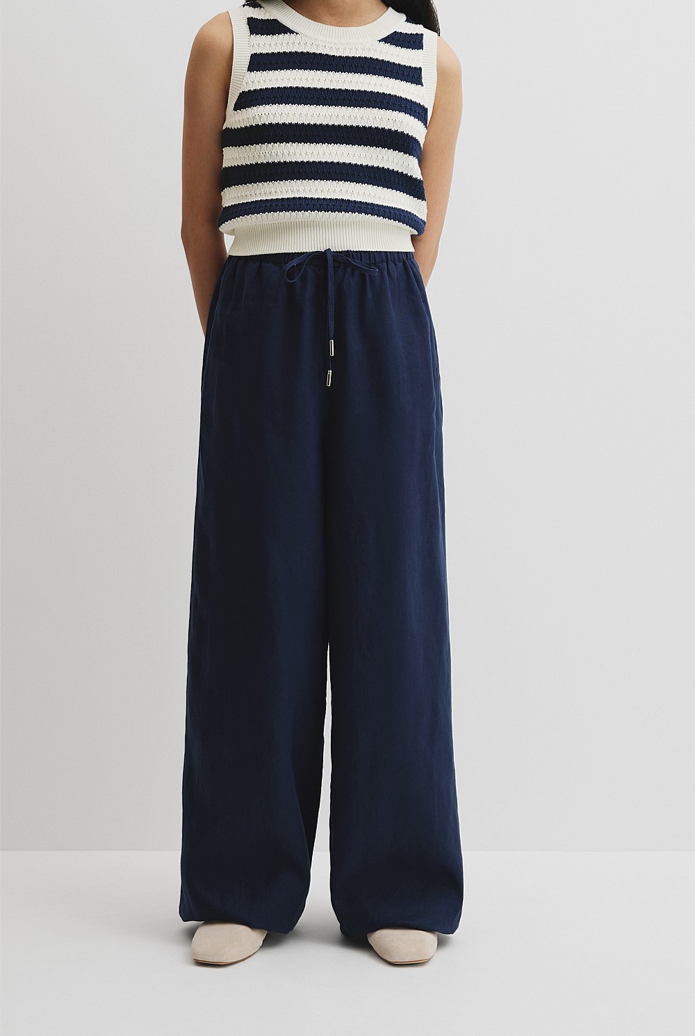 Teen Organically Grown Linen Pant