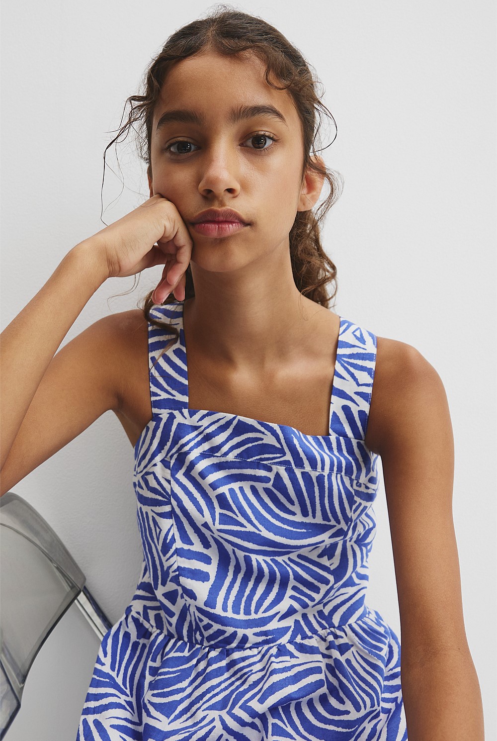 Teen Animal Tier Mini Dress