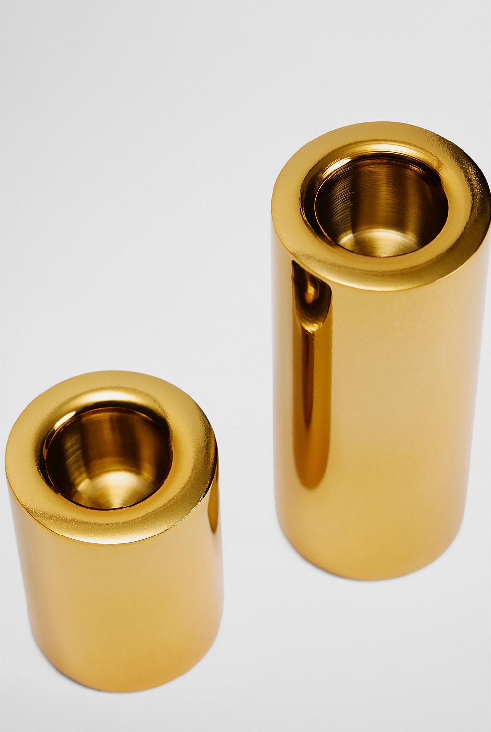 Brass Candle Holder Set Of 2