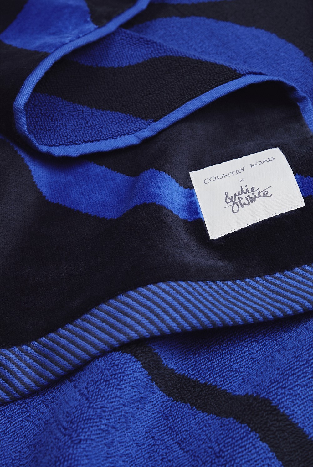 CR x Julie White Ripple Australian Cotton Beach Towel