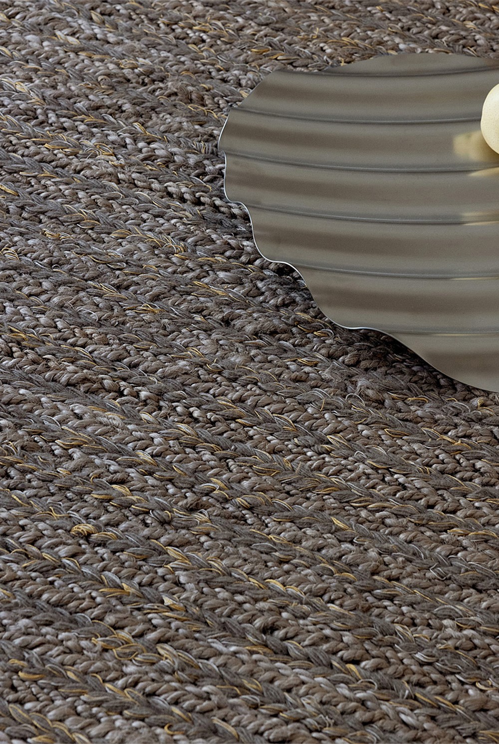 Craft Plait Stone Rug 280x200cm