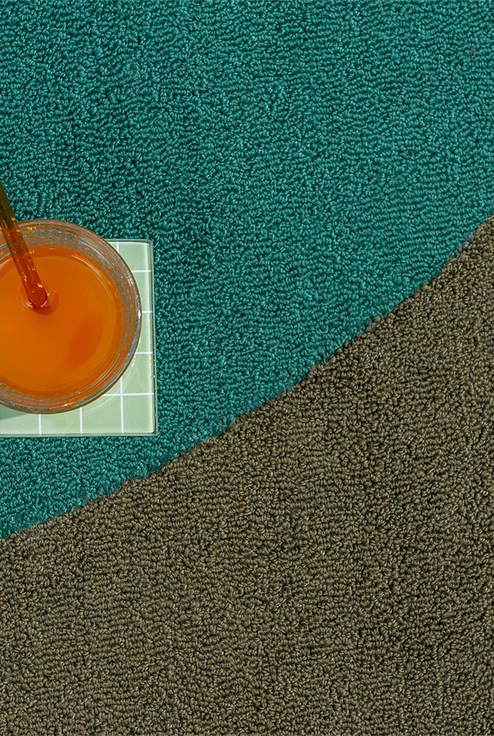 Habitat Festival Round Aqua Outdoor Rug 200x200cm