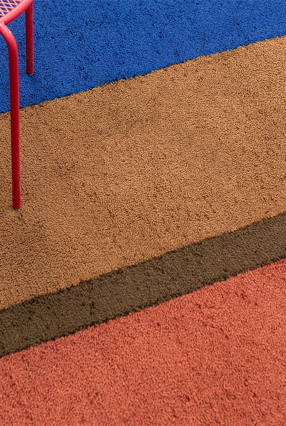 Habitat Festival Stripe Blue Outdoor Rug 350x250cm