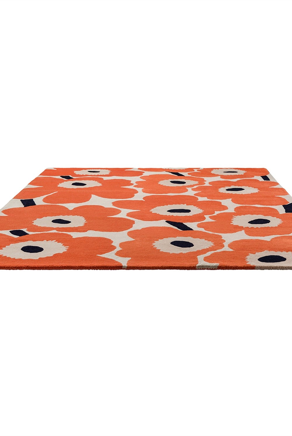 Unikko Orange Red Rug 280x200cm