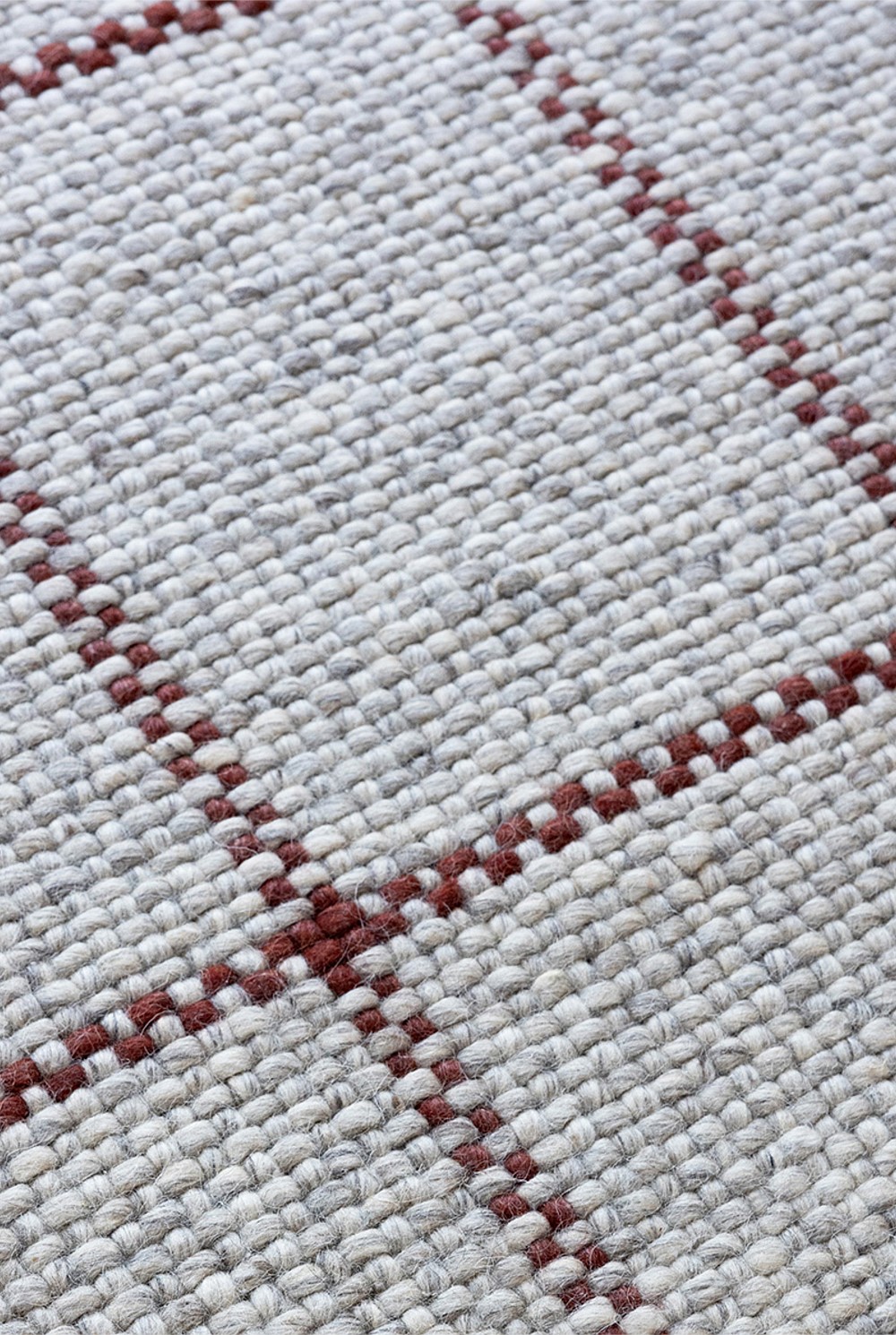 Craft Matter Check Ash Rug 280x200cm