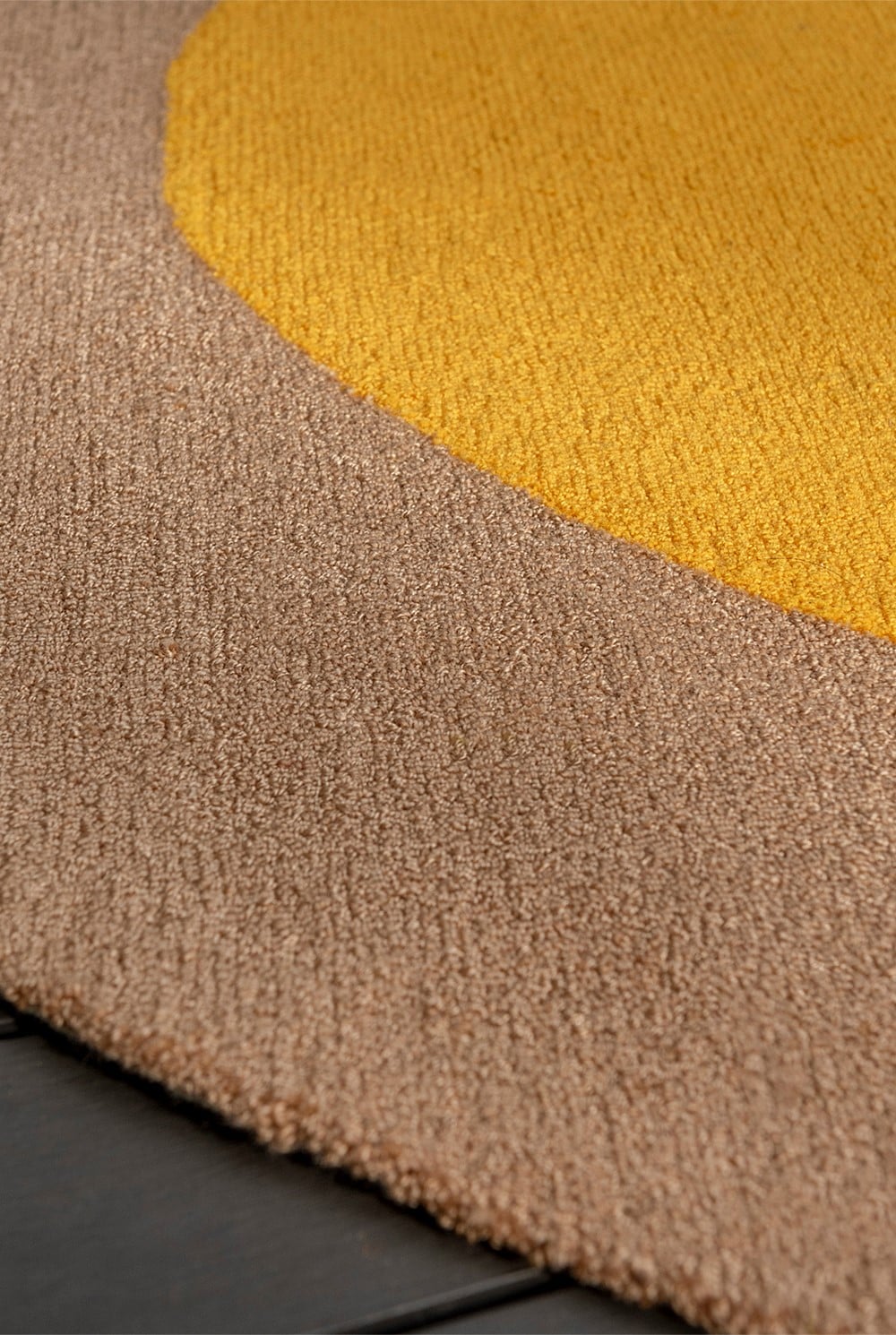 Habitat Festival Round Yellow Outdoor Rug 200x200cm