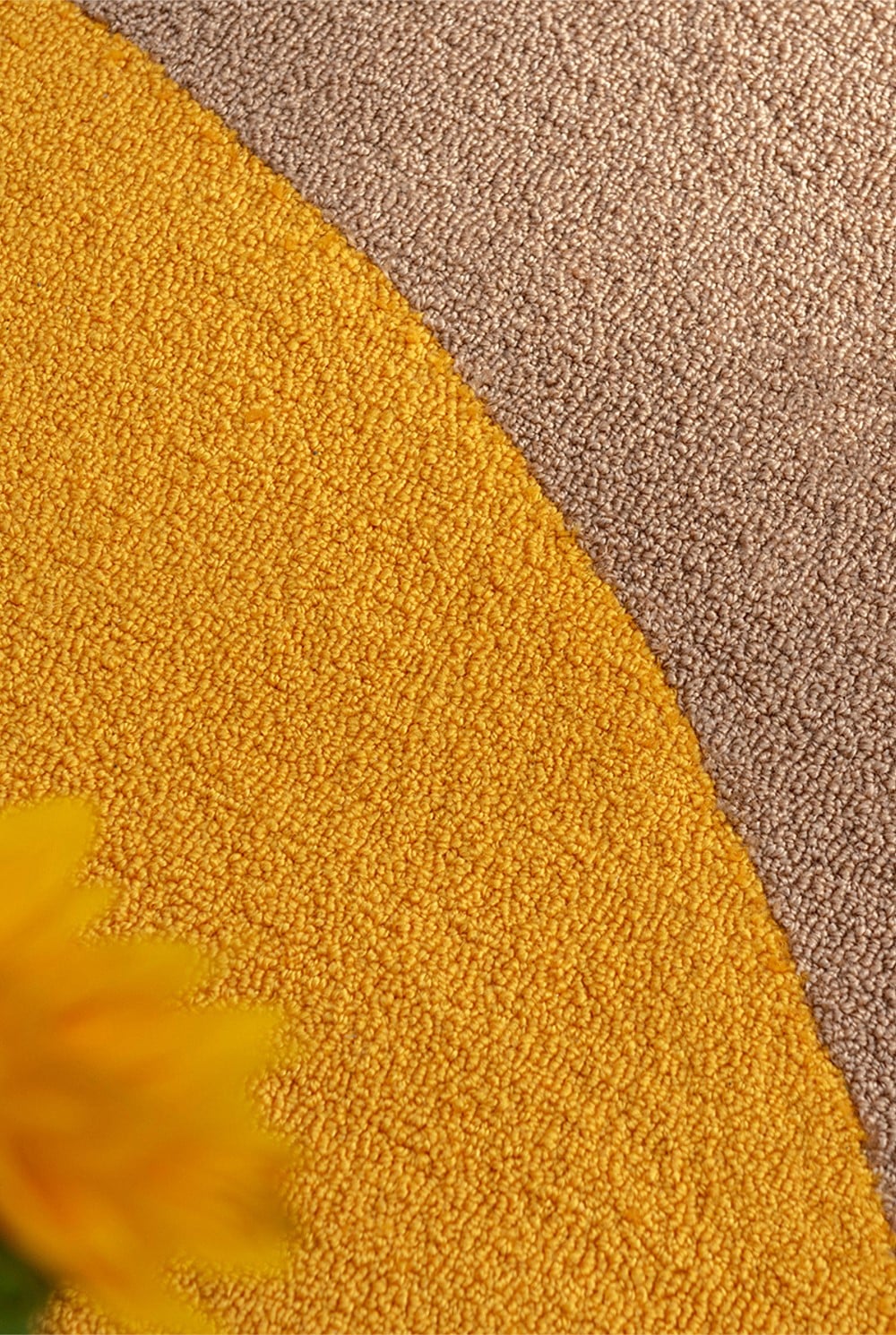 Habitat Festival Round Yellow Outdoor Rug 200x200cm