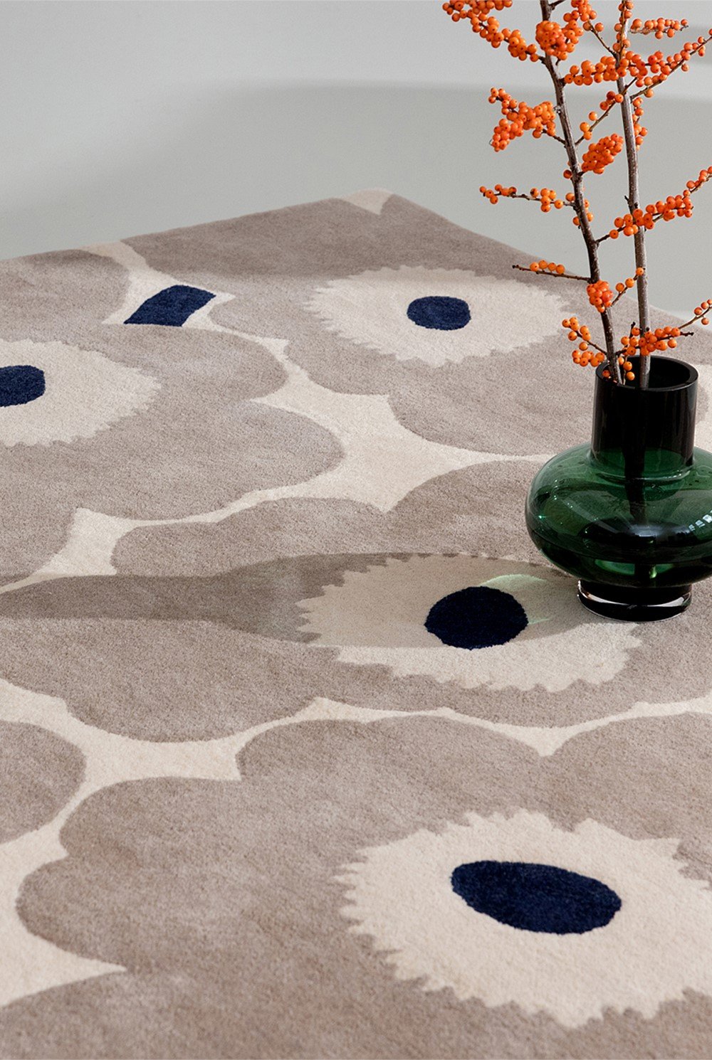 Unikko Greige Rug 240x170cm