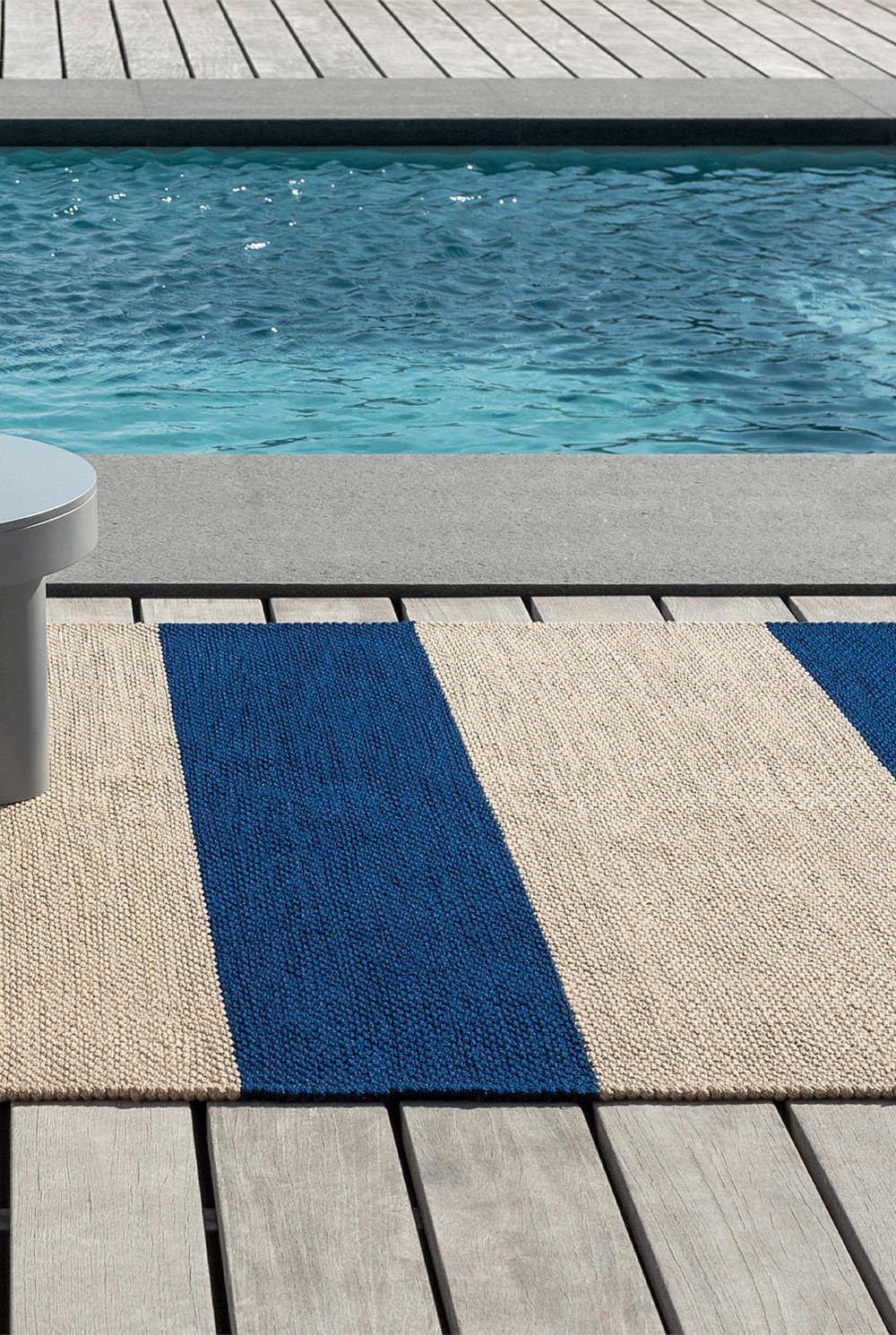 Deck Electric Blue Outdoor Rug 230x160cm