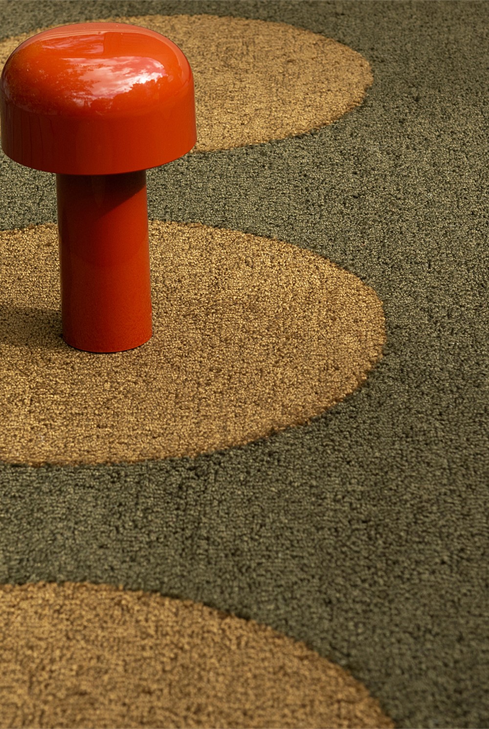 Habitat Festival Dots Olive Green Outdoor Rug 350x250cm